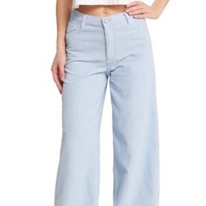 NWT Dl1961 Zoie Corduroy Wide Leg Pants In Cerulean - size 28